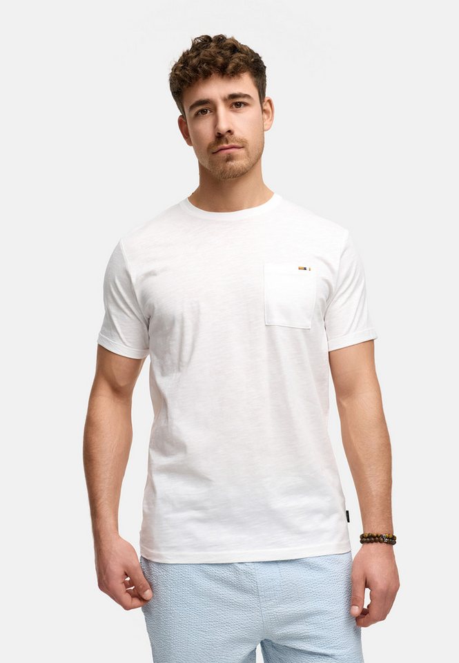 Indicode T-Shirt INAndorra Klassisches T-Shirt mit Brusttasche von Indicode