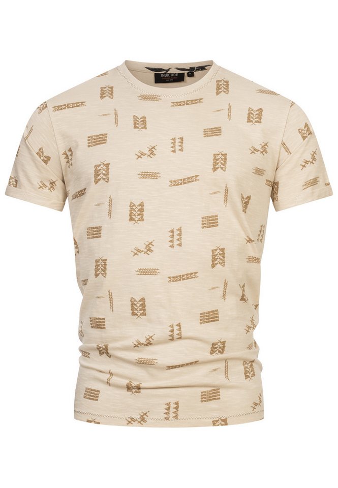 Indicode T-Shirt INAsbjorn T-Shirt mit hochwertig verarbeiteten Details von Indicode