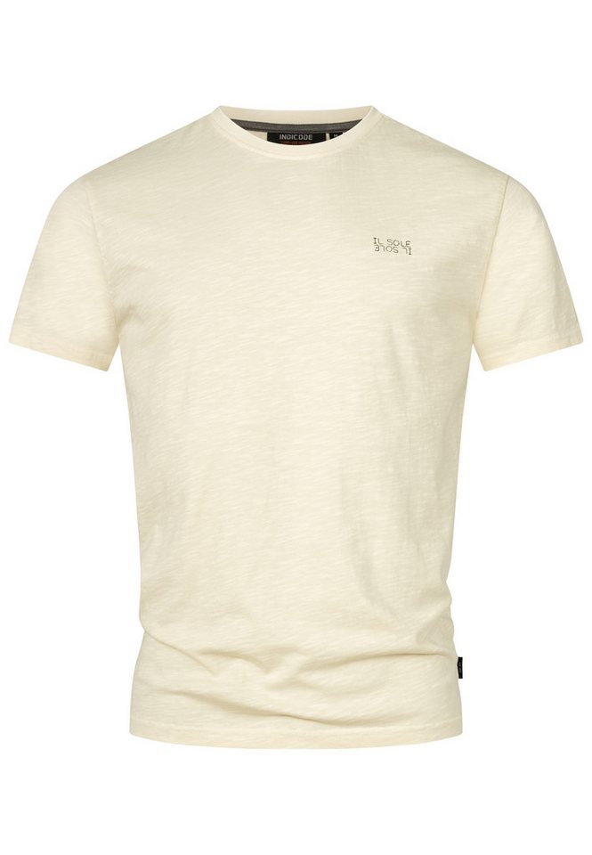 Indicode T-Shirt INAsbjorn T-Shirt mit hochwertig verarbeiteten Details von Indicode