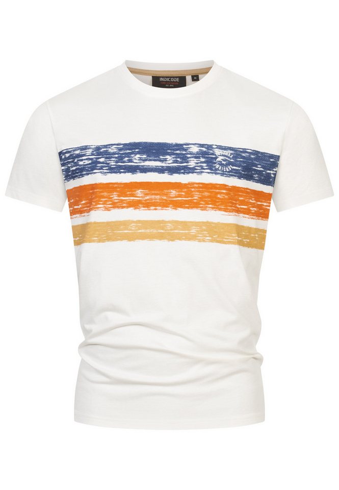 Indicode T-Shirt INAsbjorn T-Shirt mit hochwertig verarbeiteten Details von Indicode