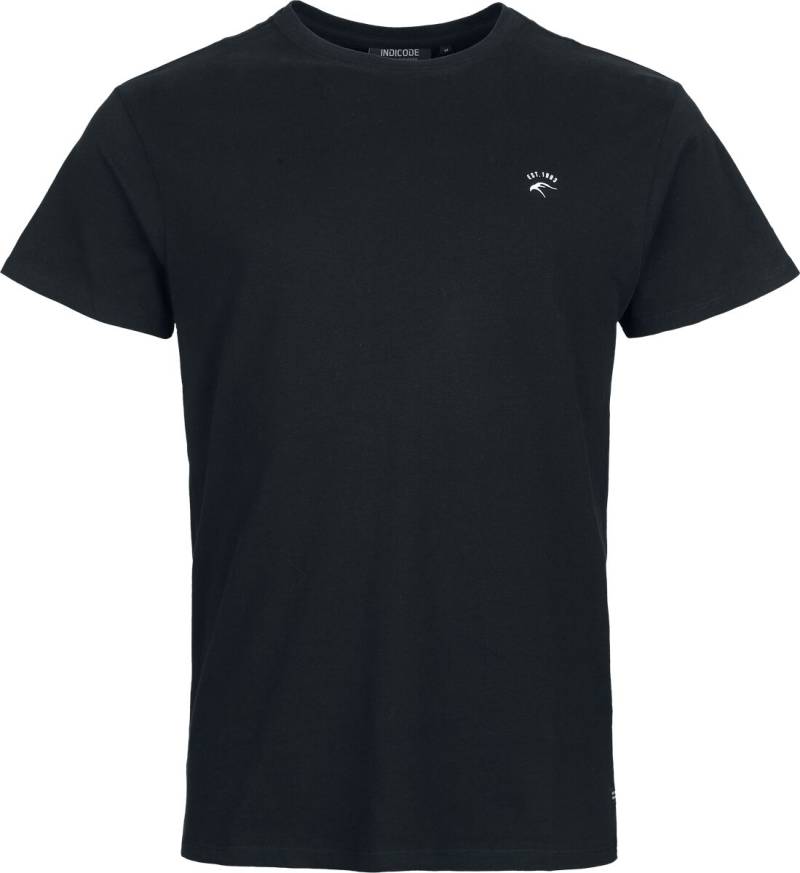 Indicode T-Shirt - INKloge - S bis XXL - für Männer - Größe L - schwarz von Indicode