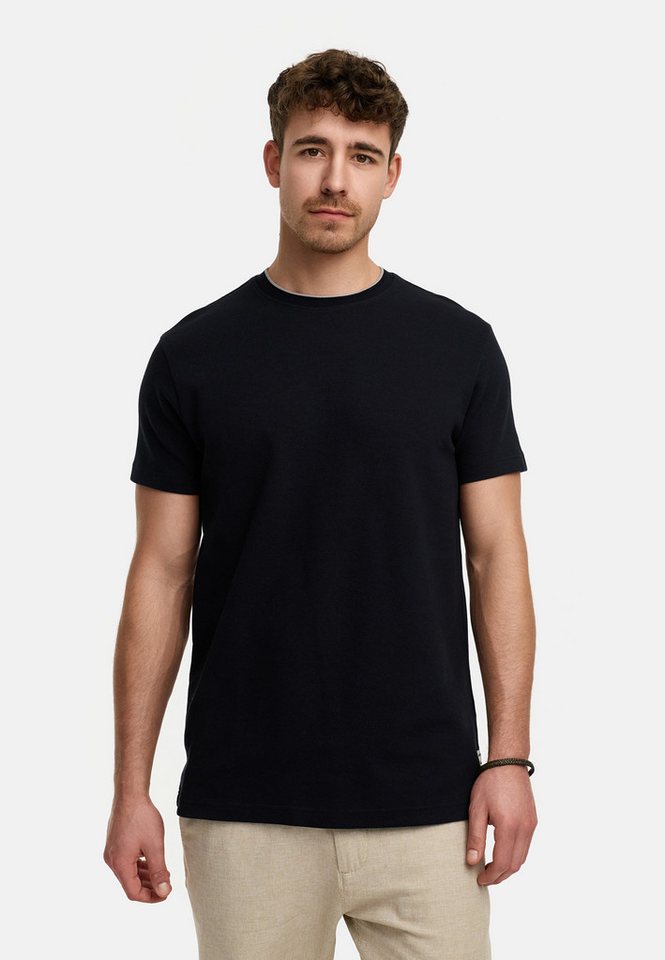 Indicode T-Shirt INSandt mit strukturierter Oberfläche als Layering-Piece von Indicode