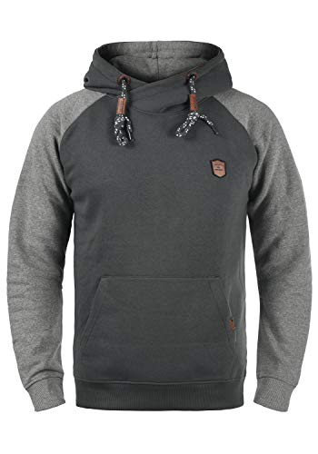 Indicode Toney Herren Kapuzenpullover Hoodie Pullover mit Kapuze, Größe:XL, Farbe:Grey Mix (914) von Indicode