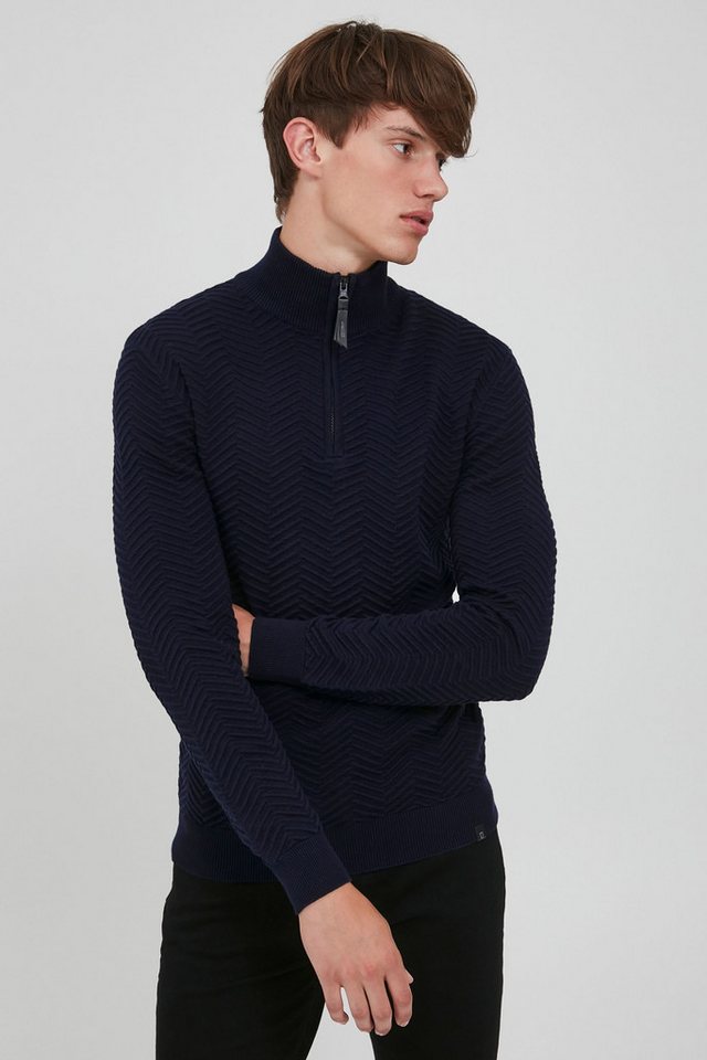 Indicode Troyer IDBanjamon Strickpullover mit Troyerkragen von Indicode