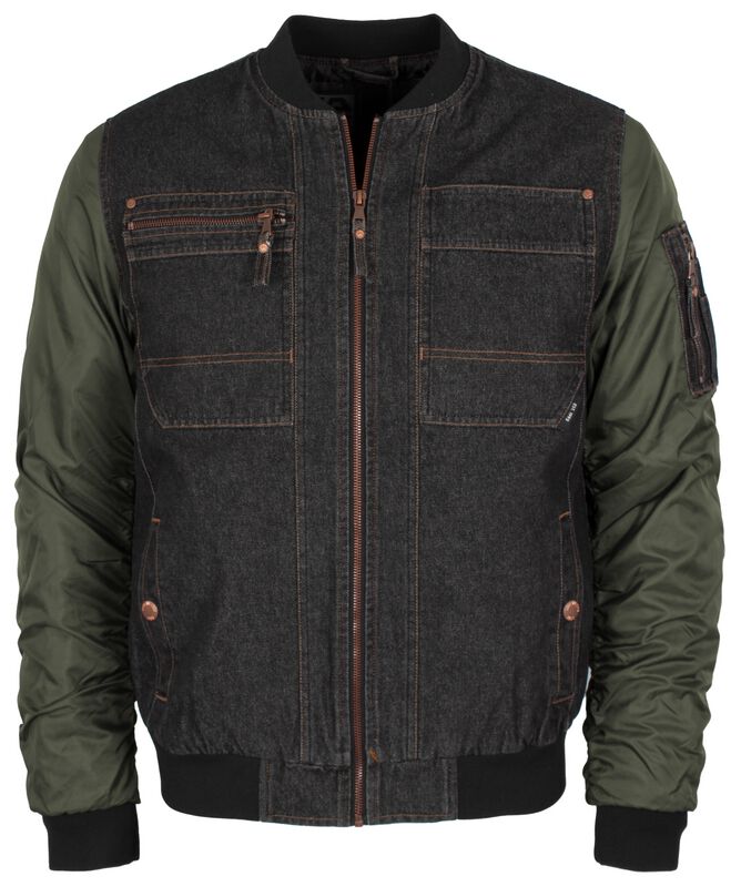 Indicode Übergangsjacke - INDakota - S bis L - für Männer - Größe L - schwarz/oliv Indicode Übergangsjacke - INDakota - S bis L - für Männer - Größe L - schwarz/oliv von Indicode