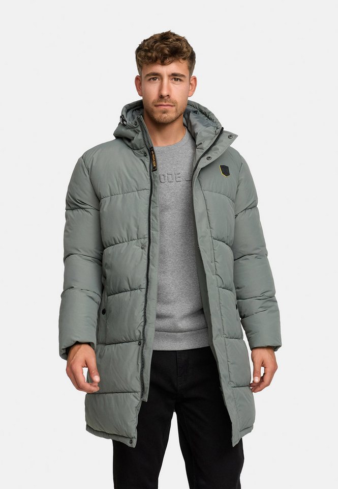 Indicode Winterjacke Herren INPazze Jacke Winter Herrenjacke Steppjacke mit Kapuze und Reißverschluss von Indicode