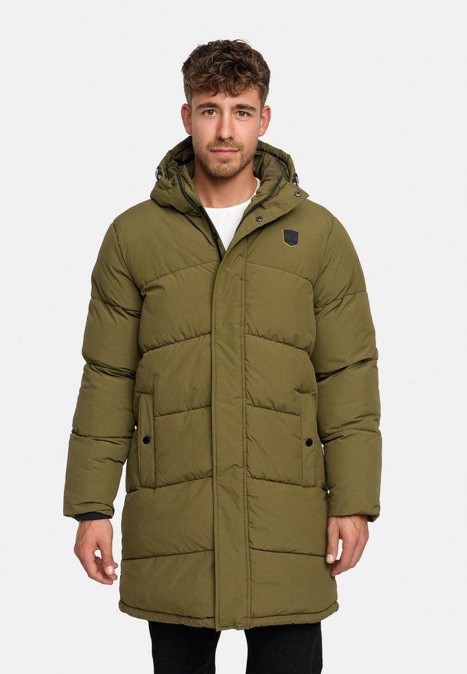 Indicode Winterjacke Herren INPazze Jacke Winter Herrenjacke Steppjacke mit Kapuze und Reißverschluss von Indicode