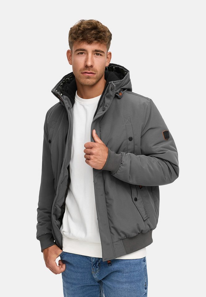 Indicode Winterjacke INAlbanos mit Kapuze und praktischen Taschen von Indicode