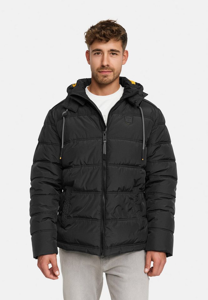 Indicode Winterjacke INCoolios Warme Herren Steppjacke mit Kapuze von Indicode