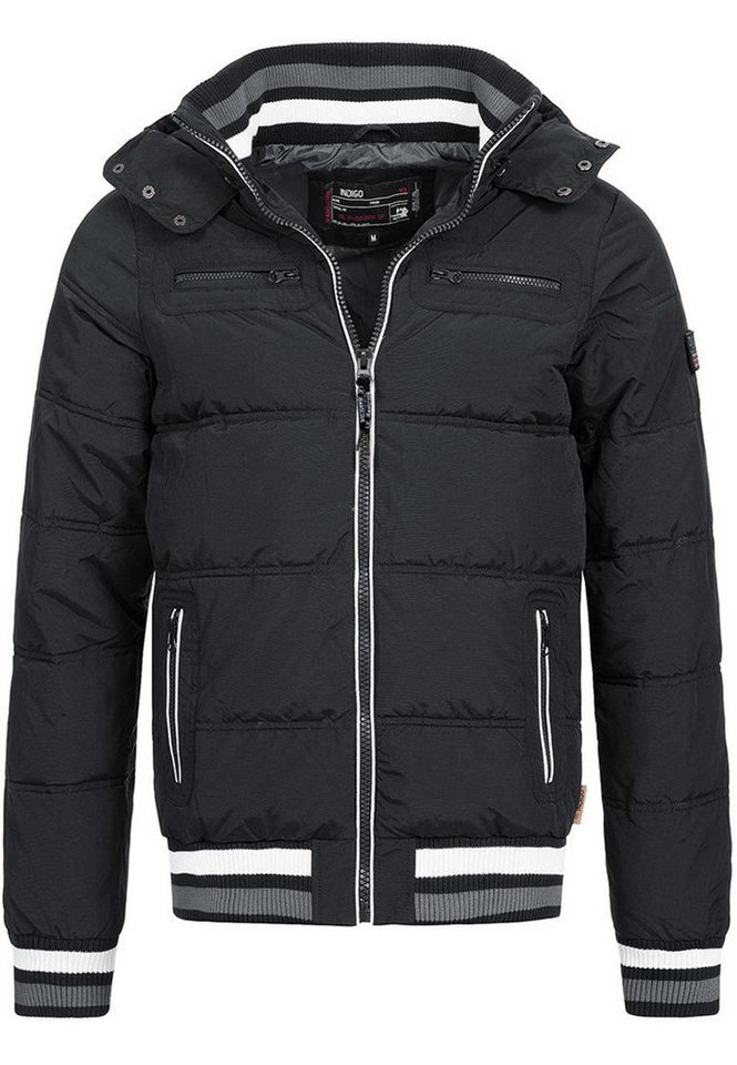 Indicode Winterjacke Marlon mit sportlichem Rippstrickbündchen von Indicode