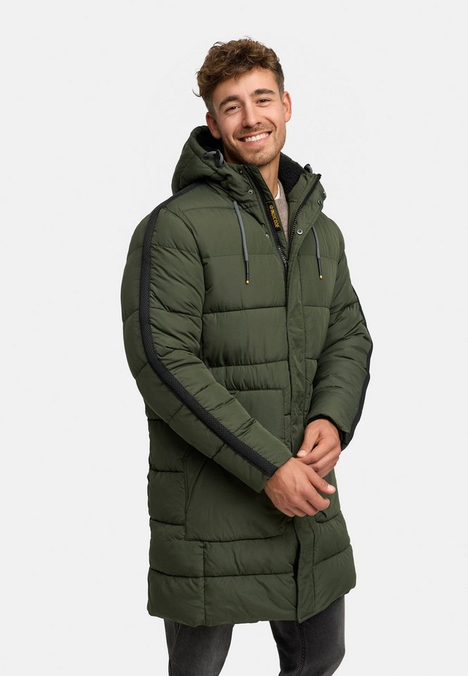 Indicode Winterjacke Herren INKenter Jacke Winter Herrenjacke Winterjacke mit Kapuze und warmem Fleecefutter von Indicode