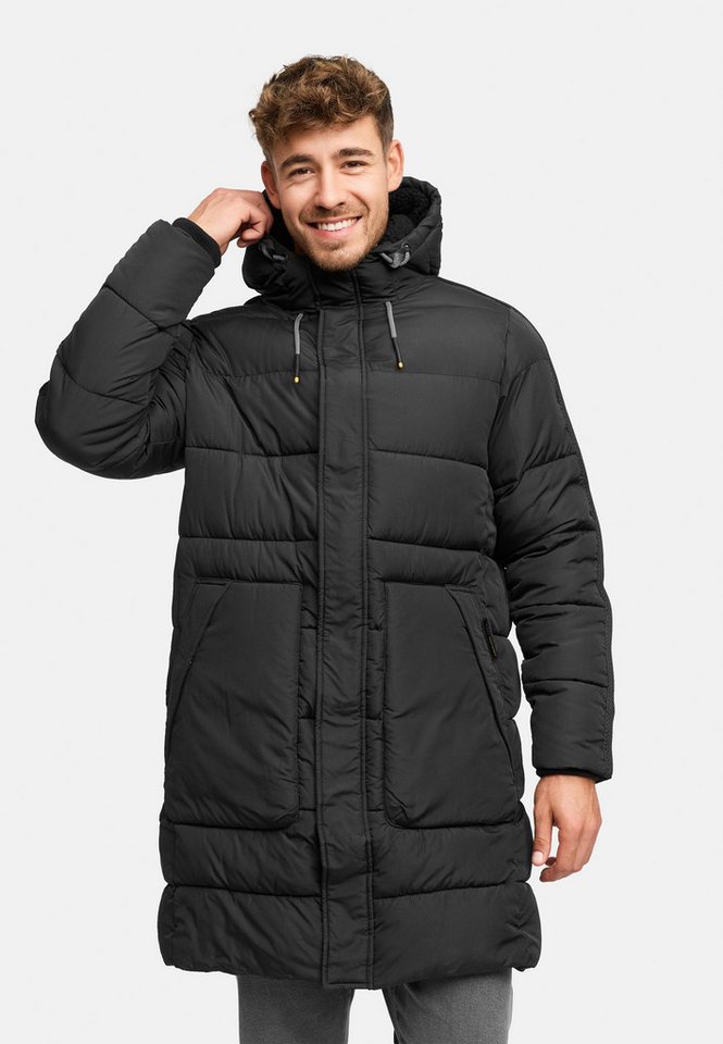 Indicode Winterjacke Herren INKenter Jacke Winter Herrenjacke Winterjacke mit Kapuze und warmem Fleecefutter von Indicode