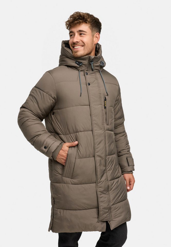 Indicode Winterjacke Herren INStuds Jacke Winter Herrenjacke Herren Parka mit Kapuze, warm gefüttert von Indicode