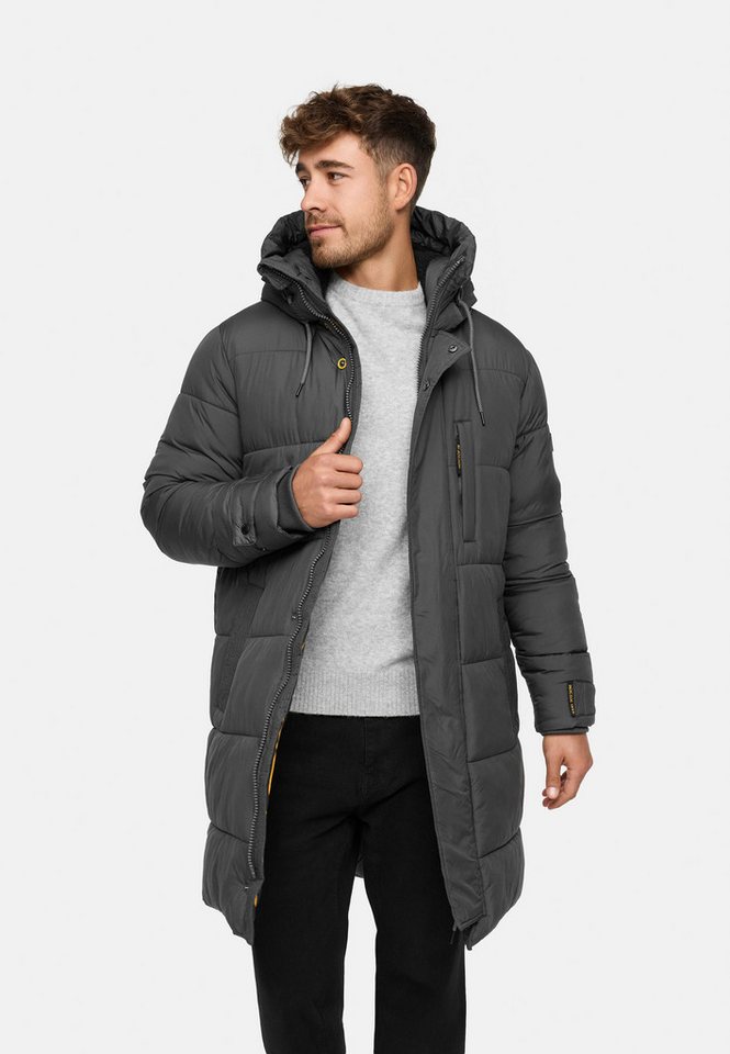 Indicode Winterjacke Herren INStuds Jacke Winter Herrenjacke Herren Parka mit Kapuze, warm gefüttert von Indicode