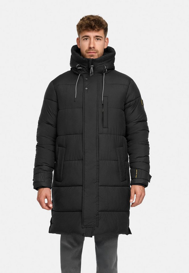 Indicode Winterjacke Herren INStuds Jacke Winter Herrenjacke Herren Parka mit Kapuze, warm gefüttert von Indicode