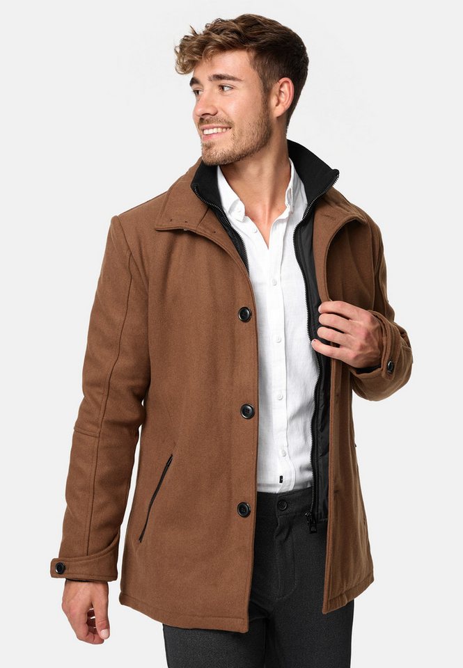 Indicode Winterjacke Brittany mit wattierter Innenjacke und Zippertaschen von Indicode