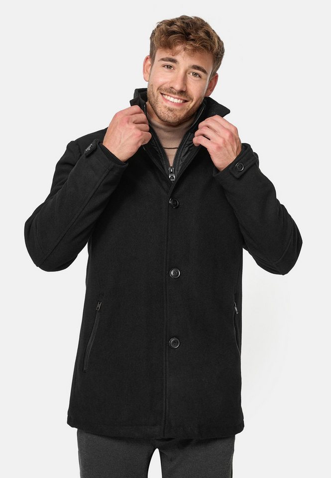 Indicode Winterjacke Brittany mit wattierter Innenjacke und Zippertaschen von Indicode
