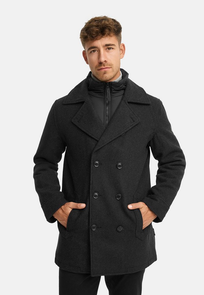 Indicode Wollmantel INLunil Herren Mantel mit Stepp-Optik, Winterjacke,Übergangsjacke Indicode Wollmantel INLunil Herren Mantel mit Stepp-Optik, Winterjacke,Übergangsjacke von Indicode