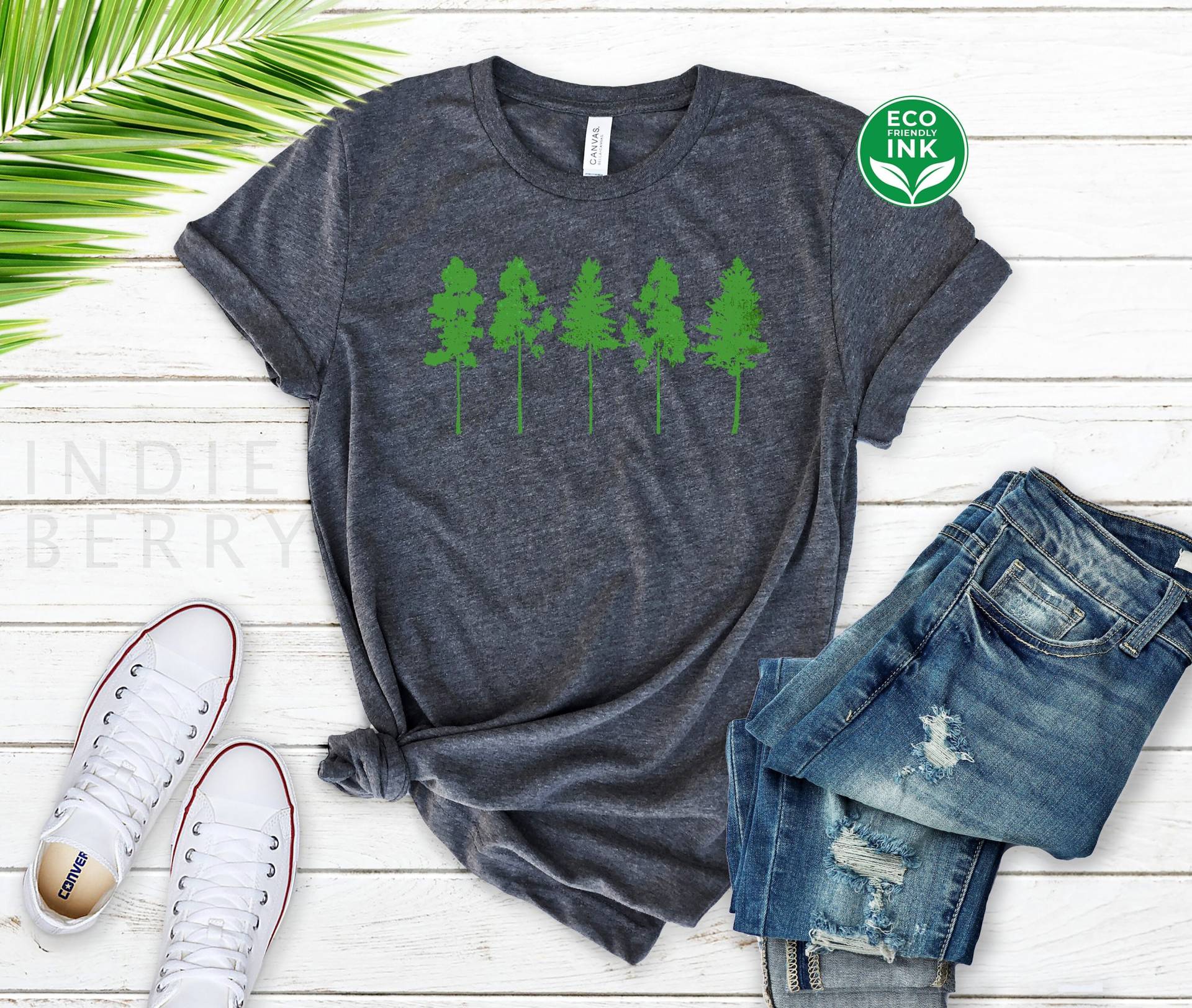 Plant Trees Protect Shirt Earth Green Vintage Bäume Grafik/Sweatshirt Langarm Hoodie Kinder von IndieBerry