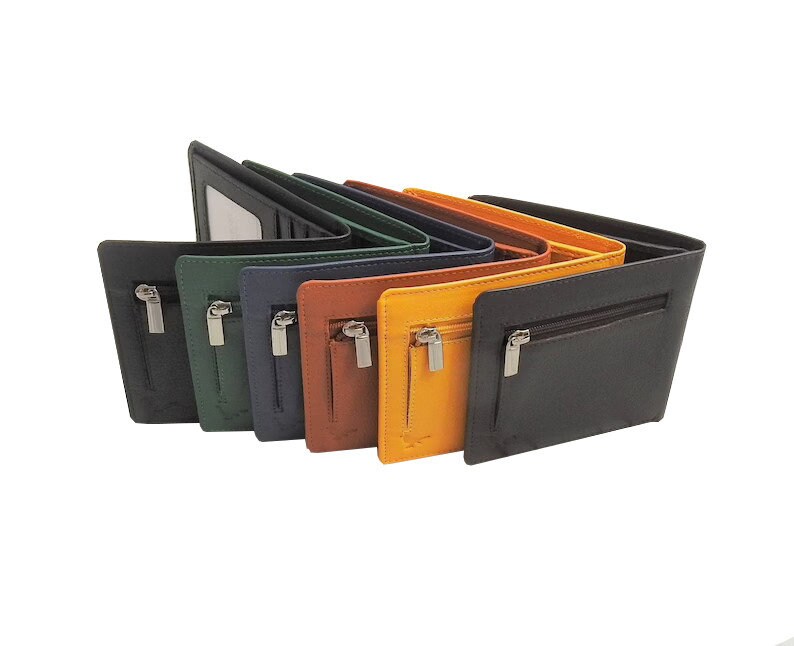 Handgefertigte Fair-Trade-Lederbörse Mit Zwei Fächern Und Münzfach von IndieWillowDorset