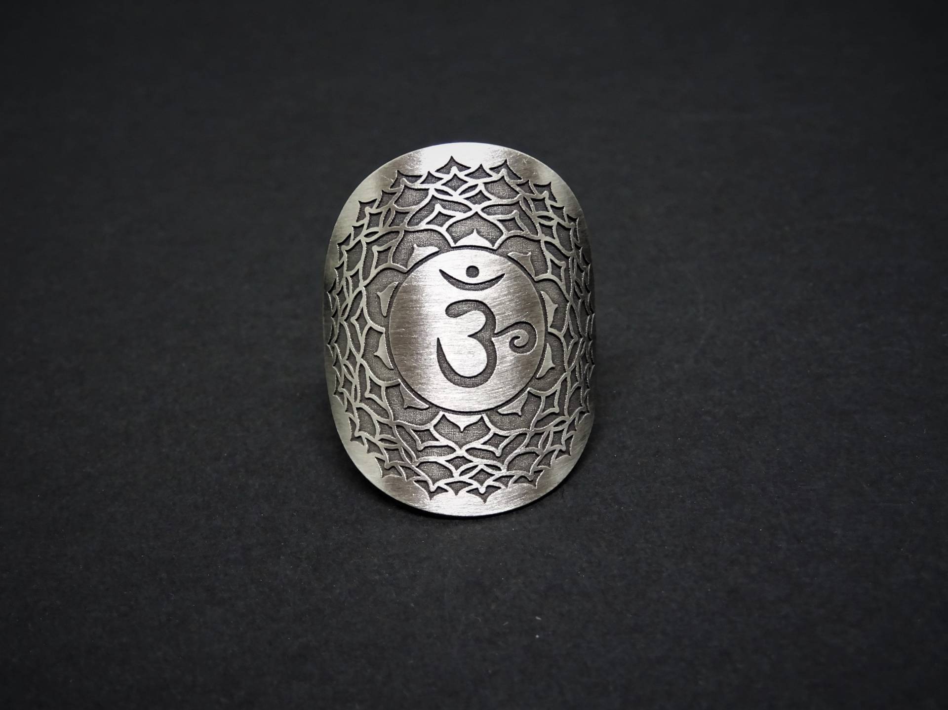 Kronen-Chakra Ring , Ring , Chakra , Boho Ring, Sterling Silber Handgemachter Boho Hippie Meditation Yoga von IndiejewelsShop