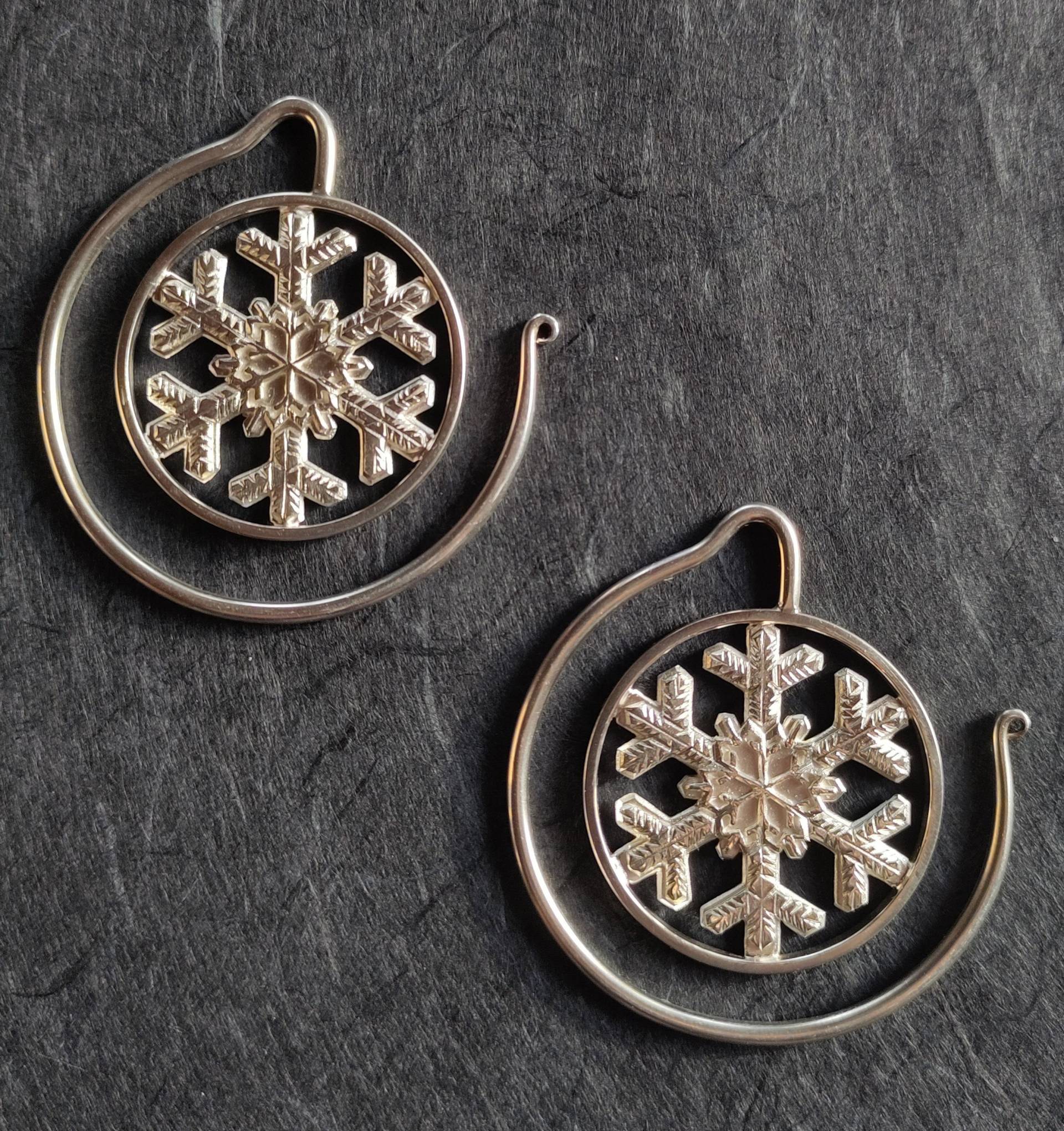 Ohrgewichte, Earweights, Fleshtunnel, Lovely Lobes, Stretched Silberne Silver Earweights von Indieyou