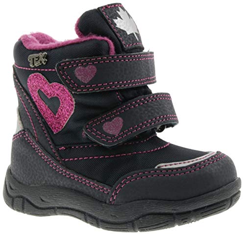 Indigo Canadians Kleinkinder TEX Winterstiefel gefüttert Klett Gr.21-28 blau EUR 24 von Indigo