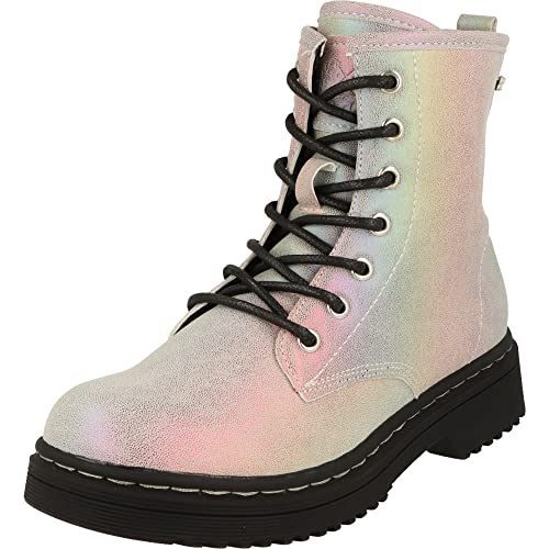 Indigo Mädchen Schuhe Tex Winter Boots gefüttert Schnürer 452-188 Pink Reißverschluss (eu_footwear_size_system, little_kid, women, numeric, medium, numeric_34) von Indigo