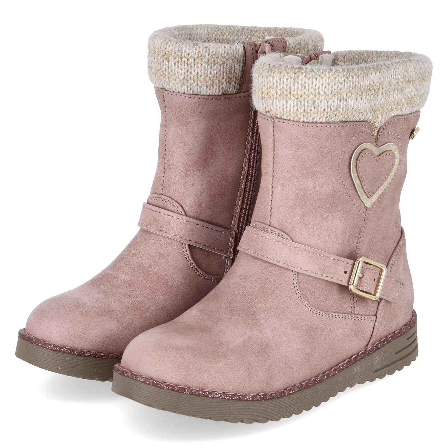 Indigo Stiefel  Rosa - Gr. 35 -  Textil und Synthetik von Indigo