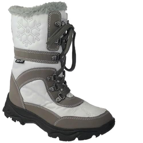 Indigo kuschelige Stiefel mit Slam-Tex Reissverschluß in 3 Farben Gr.24-42 weißtöne EUR 29 von Indigo