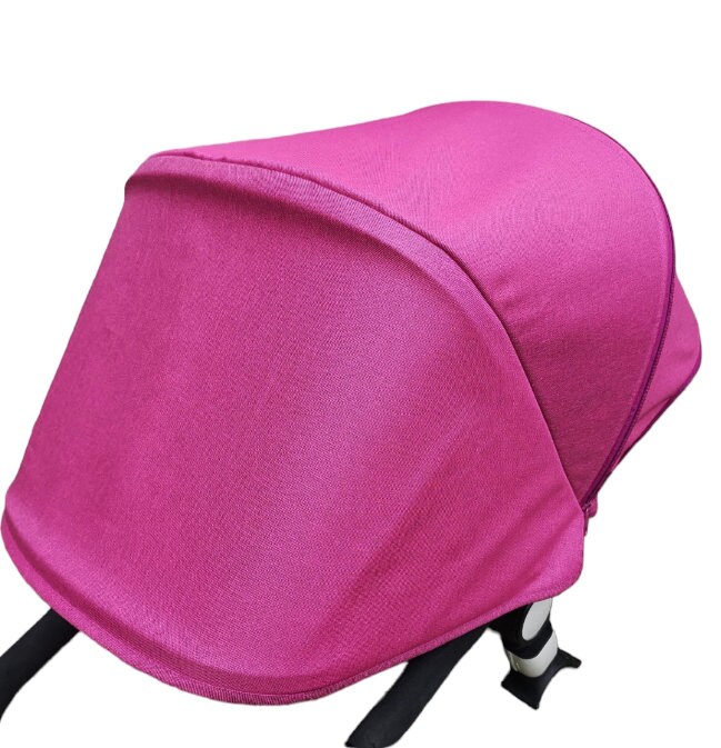 Custom Pink Melange Baldachin Für Den Bugaboo, Fox, Cameleon, Esel, Büffel Oder Bee3, Bee5, Ant, Valco Snap4, Baby Jogger Elite, Gipfel von IndigoFamily