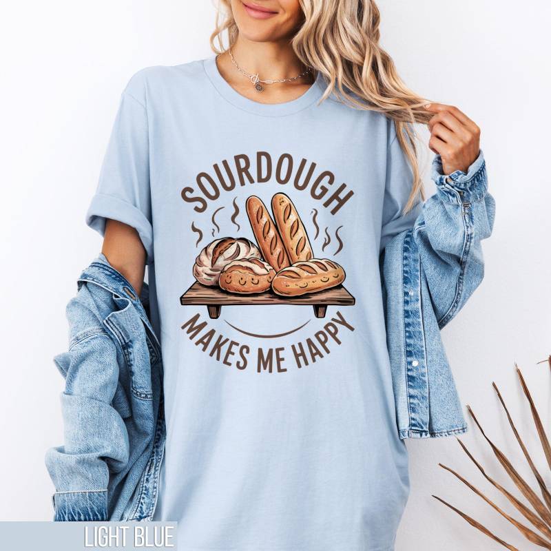 Sauerteig Shirt, Backen Brot Backen Geschenk, Geschenk Für Oma, Lustiges Sauerteigbrot, Brotmaker Bäcker von IndigoLakeDesign