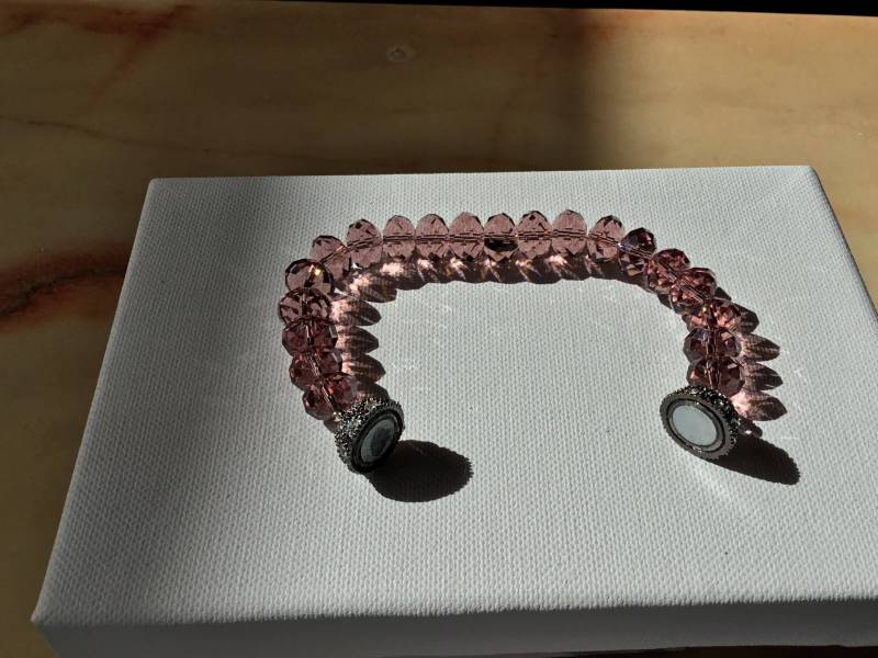 Jahrgang Glas Armband Leicht Lila Magnetverschluss Jahrgang Glas Armband Leicht Lila Magnetverschluss von IndigoMundy