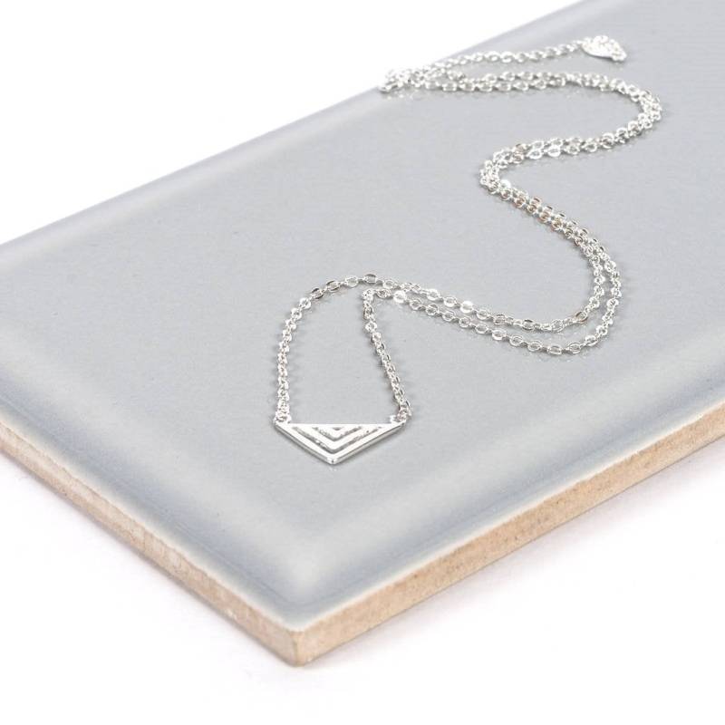 Silber Azteken Anhänger Halskette Silber Azteken Anhänger Halskette von IndisaJewellery