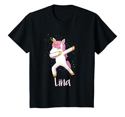 Kinder Lina T-Shirt von Individuelle Kinder Namen Geschenke