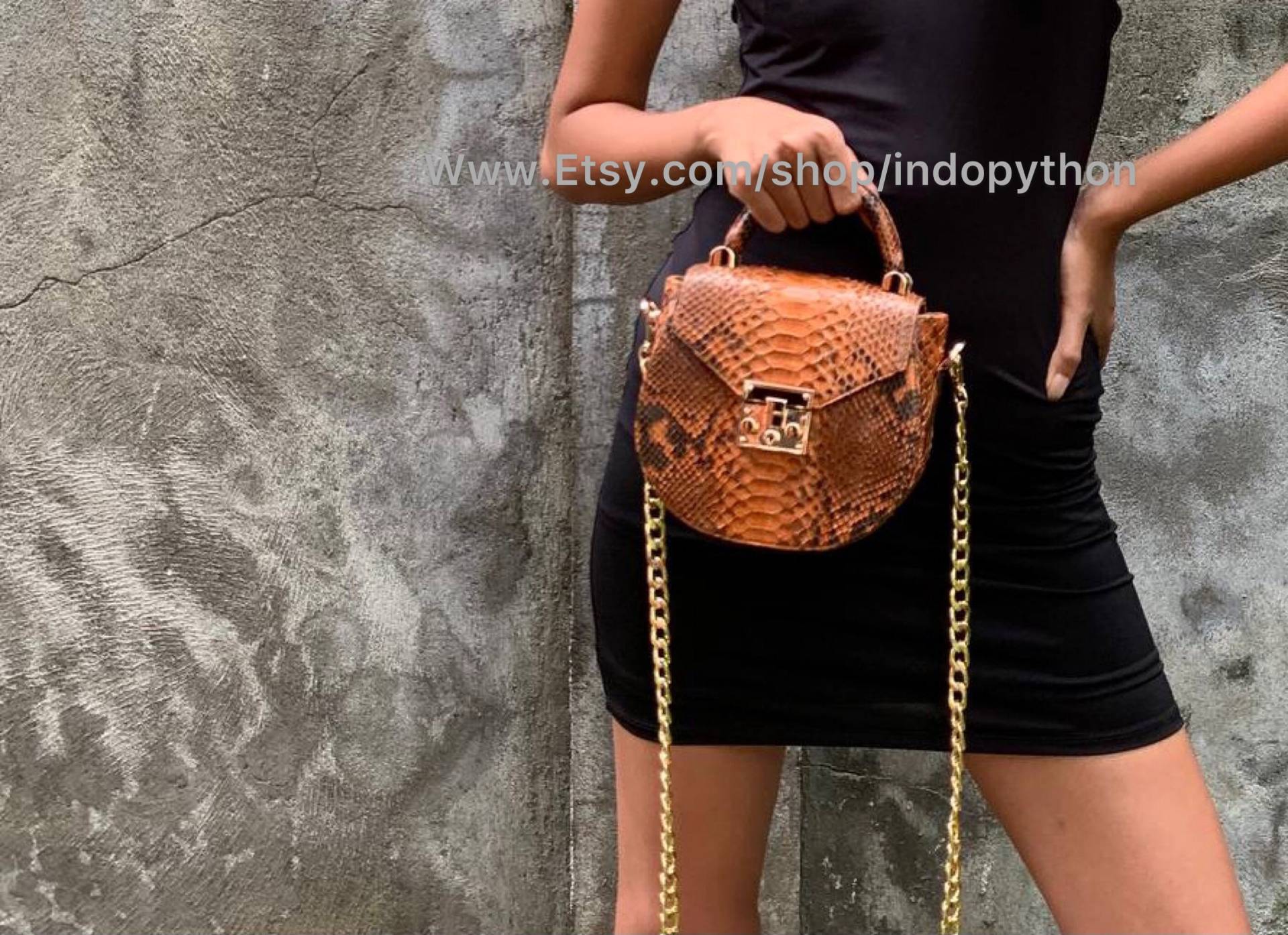 Braune Tasche | Schlangenleder Aus Echtem Leder Python Handtasche Umhängetasche Geschenk Für Ihn Python Mode Braune Geldbörse Braune Tasche | Schlangenleder Aus Echtem Leder Python Handtasche Umhängetasche Geschenk Für Ihn Python Mode Braune Geldbörse von IndoPython