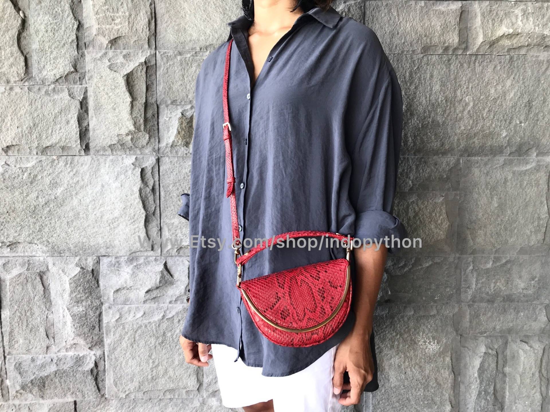 Python Tasche #rote #schlangenledertasche Handtasche #geschenk Für Ihre #abendtasche Python Tasche #rote #schlangenledertasche Handtasche #geschenk Für Ihre #abendtasche von IndoPython