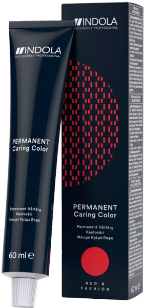 Indola Permanent Color Cream 60 ml 3.66 Dunkelbraun Rot Intensiv von Indola