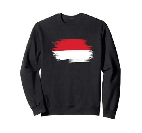 Indonesien Indonesische Flagge Bali Jakarta Herren Damen Kinder Sweatshirt von Indonesia Flag Indonesian Apparel