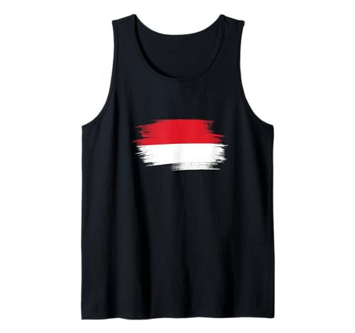 Indonesien Indonesische Flagge Bali Jakarta Herren Damen Kinder Tank Top von Indonesia Flag Indonesian Apparel