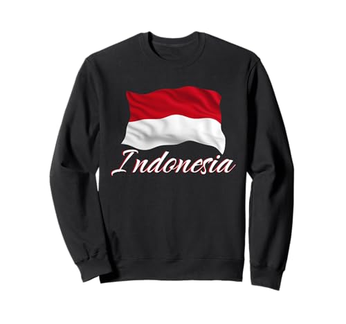 Indonesische Flagge, Indonesien, Herren, Damen, Kinder Sweatshirt von Indonesian Flag Heritage Apparel & Gifts