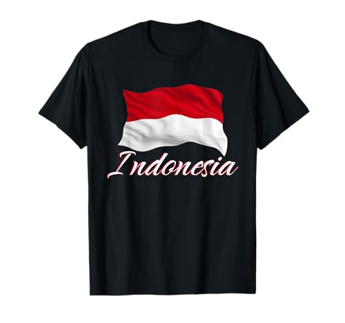Indonesische Flagge, Indonesien, Herren, Damen, Kinder T-Shirt von Indonesian Flag Heritage Apparel & Gifts