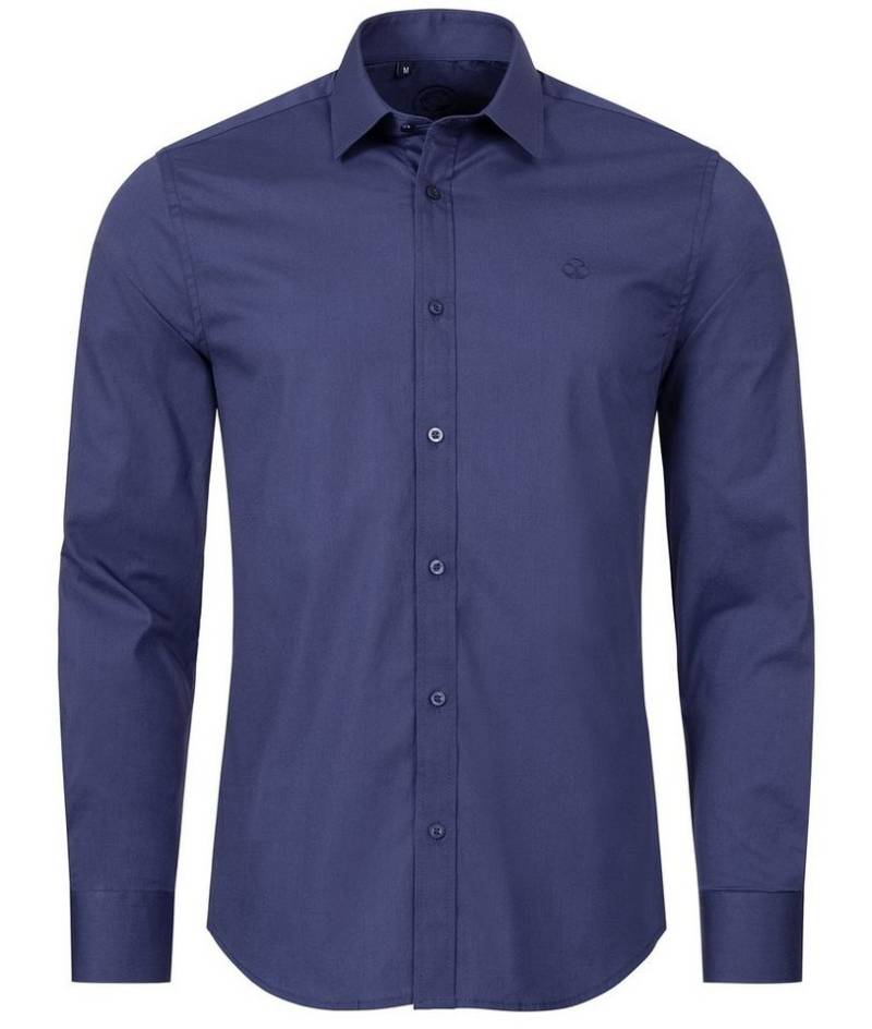 Indumentum Businesshemd Herren Hemd Slim Fit H-272 von Indumentum