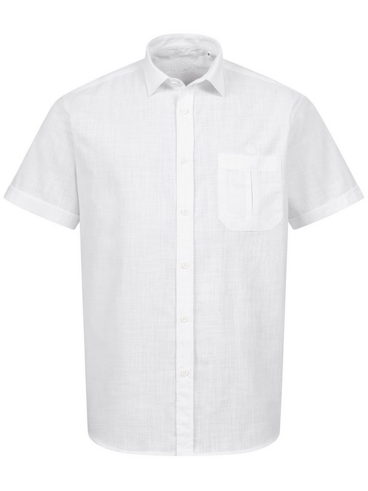 Indumentum Kurzarmhemd Herren Hemd Kurzarm Hemd Leinen-Optik von Indumentum