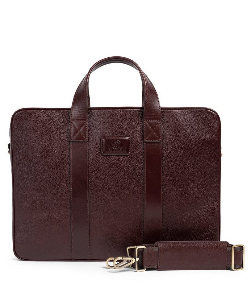 Indumentum Umhängetasche Herren Business Ledertasche IT-100 von Indumentum