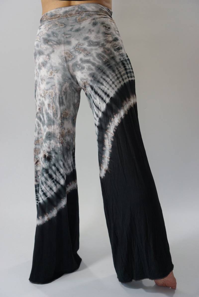 Yg0154 Größe M Damen Casual Tie Dye Solid Wide Leg Bottom Boho Hippie Lounge Palazzo Hose von IndycraftsDesigns