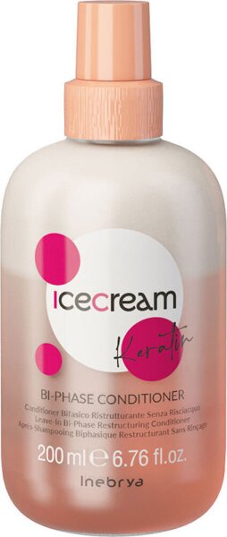 Inebrya Ice Cream Keratin 2-Phasen Conditioner 200 ml von Inebrya
