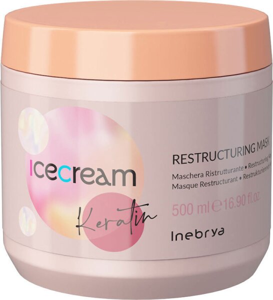 Inebrya Ice Cream Restruct Keratin Mask 500 ml von Inebrya