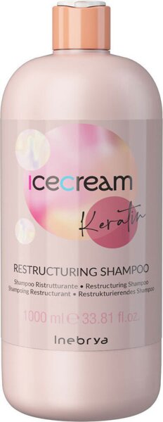 Inebrya Ice Cream Restruct Keratin Shampoo 1000 ml von Inebrya