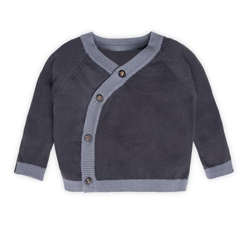 Infantium Victoria Baby Strickjacke Cardigan Bio-Baumwolle Vegan für Jungen und Mädchen Neugeborene, Babygeschenk Größen von Infantium Victoria